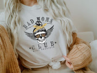 GRAPHIC TEE - Bad Moms Club | Snarky | Humorous | Skull | Graphic Tee | Unisex Shirt | Short Sleeve | Unisex Tees |