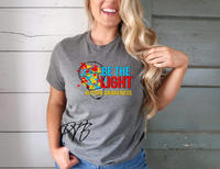 Be the Light Autism Awareness Graphic Tee