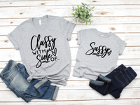 Classy with A Side of Sassy (Mom & Me) Graphic Tees