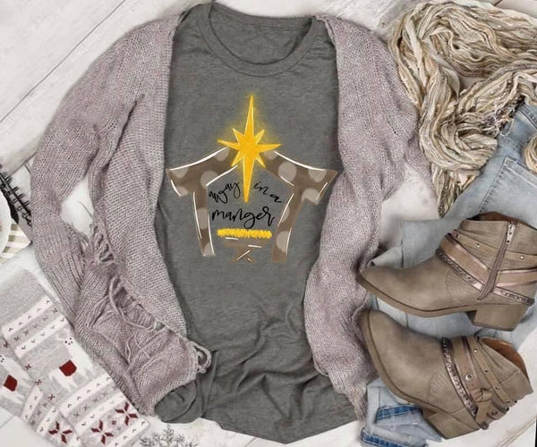 Away in a Manger Graphic Tee