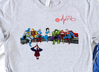 Nurse Superhero Graphic Tee