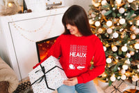 Heaux Stacked Design Southern Santa Graphic Tee