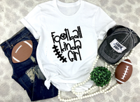 Football Kinda Girl Screen Print