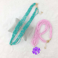 Layered Seed Necklace - Monogrammable