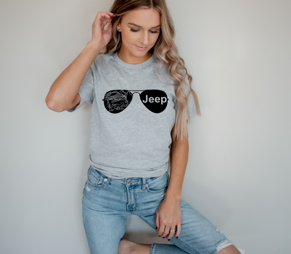 Jeep Sunglasses Graphic Tee