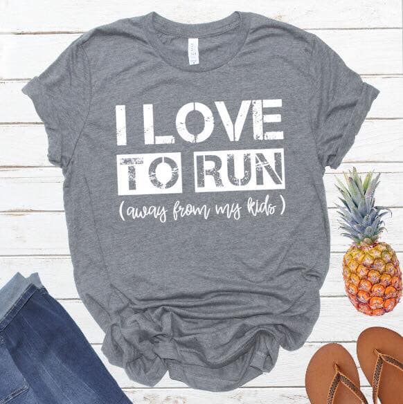 Love to Run (from my kids) Screen Print