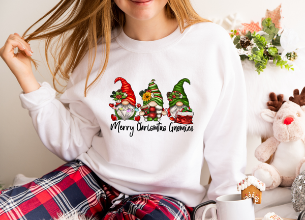 Merry Christmas Gnomies Graphic Tee