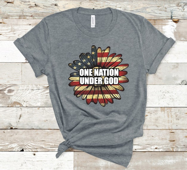 One Nation Under God (Sunflower) Screen Print