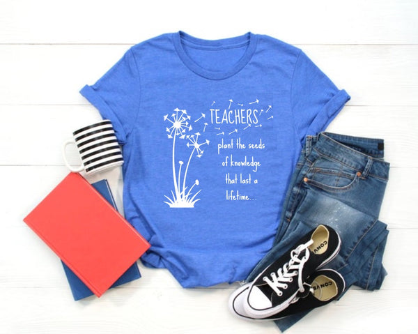 Teachers plant the seeds of Knowledge Graphic Tee