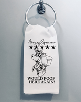 I'd poop here again Screen Print