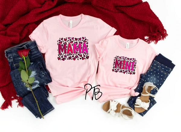 Mama & Mini Hearts Graphic Tees