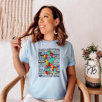 Autism Ribbon Screen Print