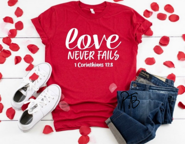 Love Never Fails (New Design) Screen Print