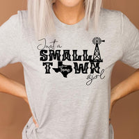 Small Town Girl (Texas) Screen Print